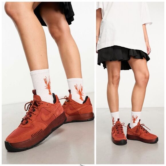 Nike Air Force 1 Wild sneakers in Rugged orange - Picture 2 of 13